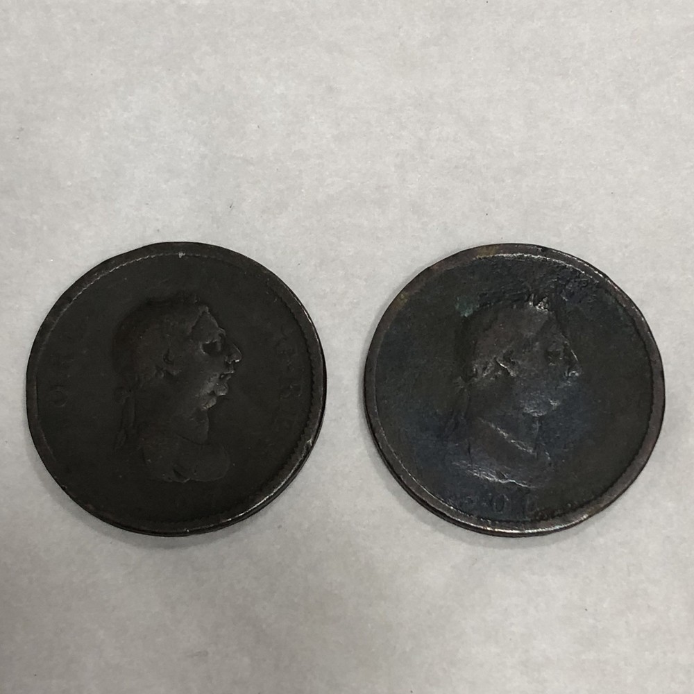 George 3 RD Copper Penny Coins