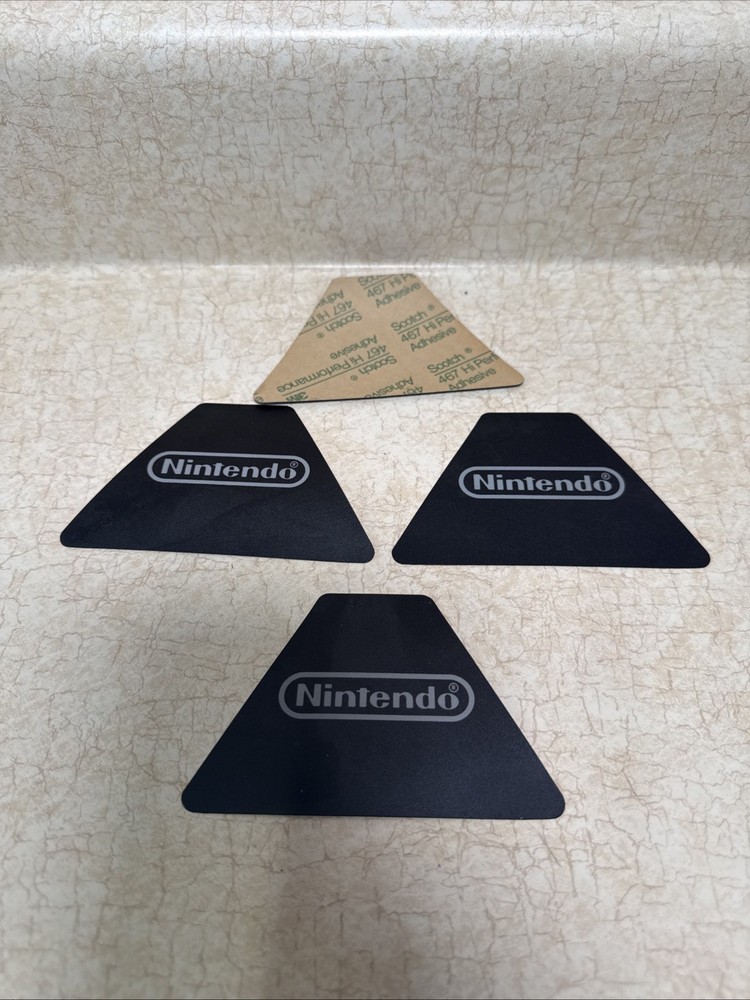 Nintendo VS.  Dual Cabinet Control Panel Corner Sticker - NOS
