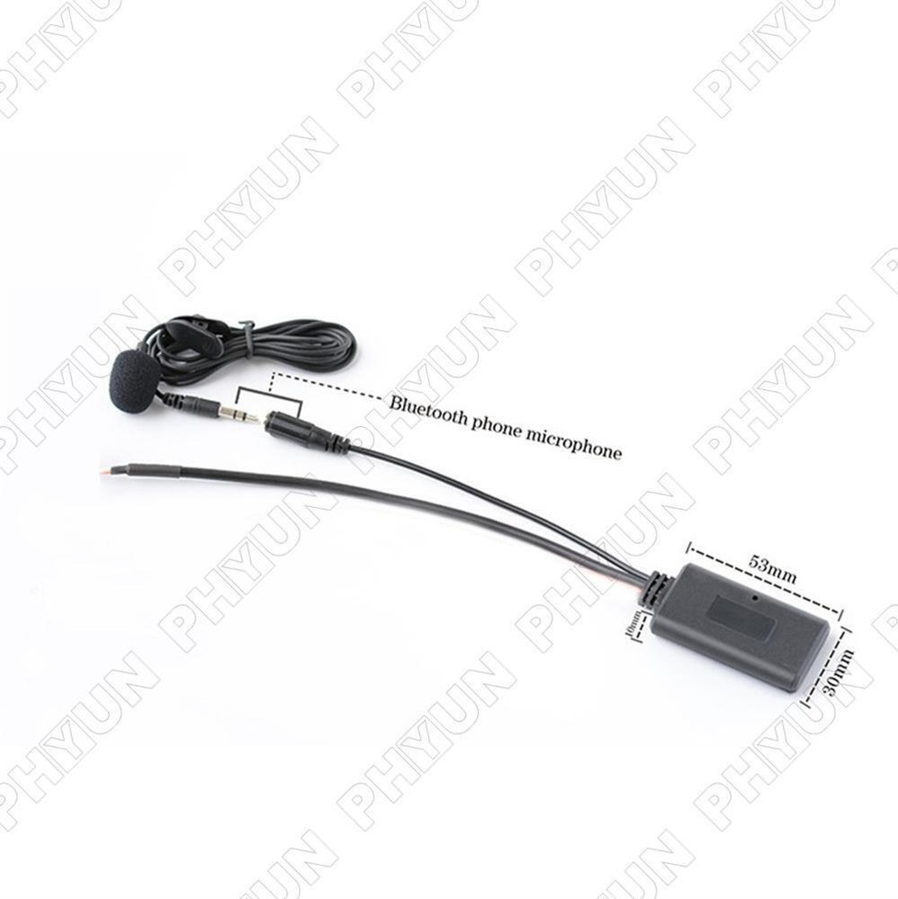 1Pc Aux Bluetooth Adapter+Microphone Cable For BMW X5 X3 Z4 E83 E85 E86 E39 E53