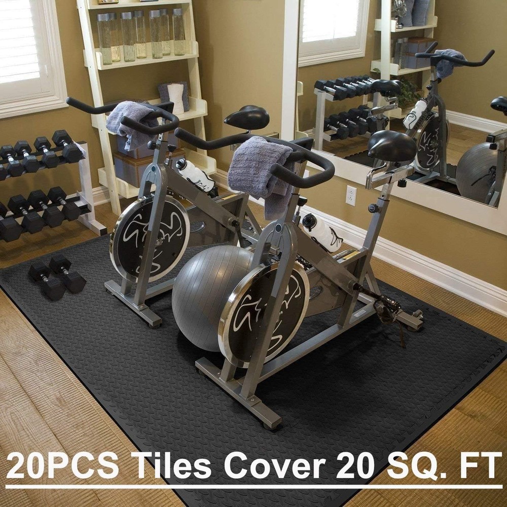 Versatile 20 SQ.FT EVA Foam Interlocking Exercise Mats - Easy Clean & Durable