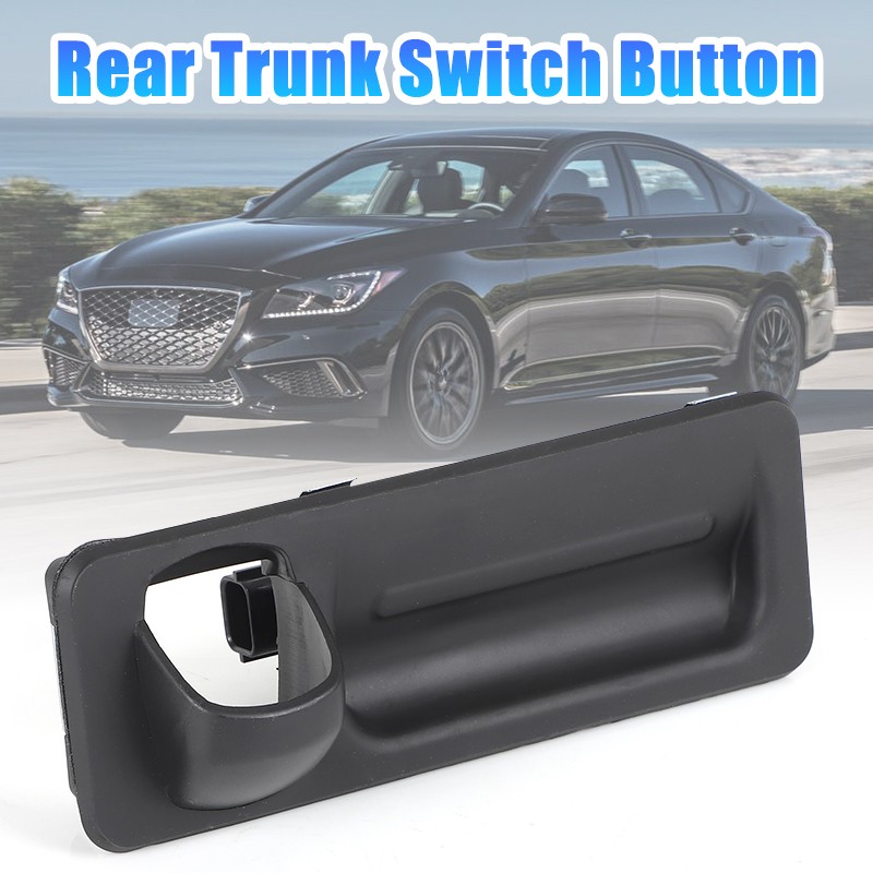 Tailgate Switch Button Trunk Lid Lock Handle For 2014-2020 Hyundai Genesis G80