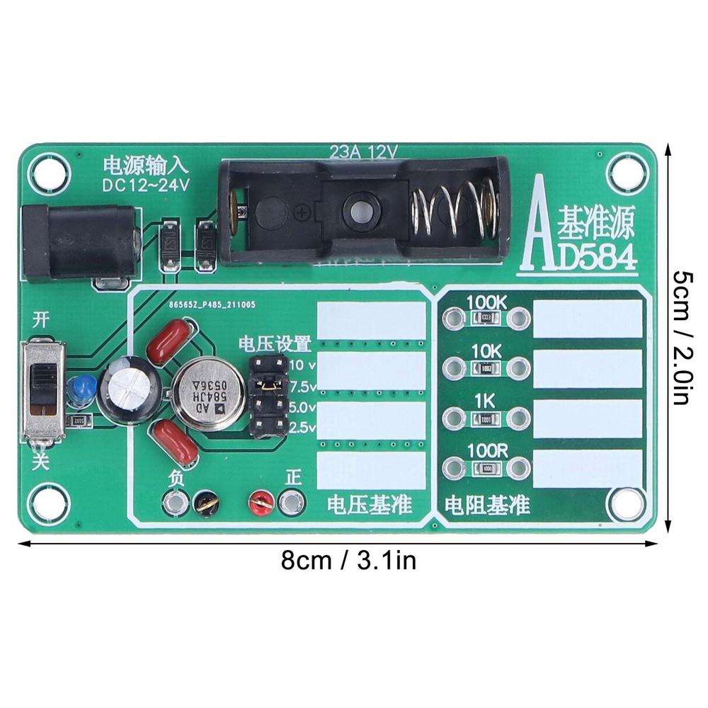 High Accuracy Voltage Reference Module For Multimeter Calibration - Compact Size