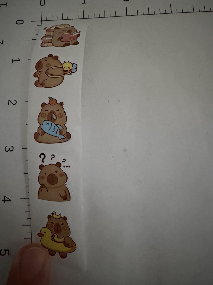 STICKER SHEET: Mini Capybara Stickers