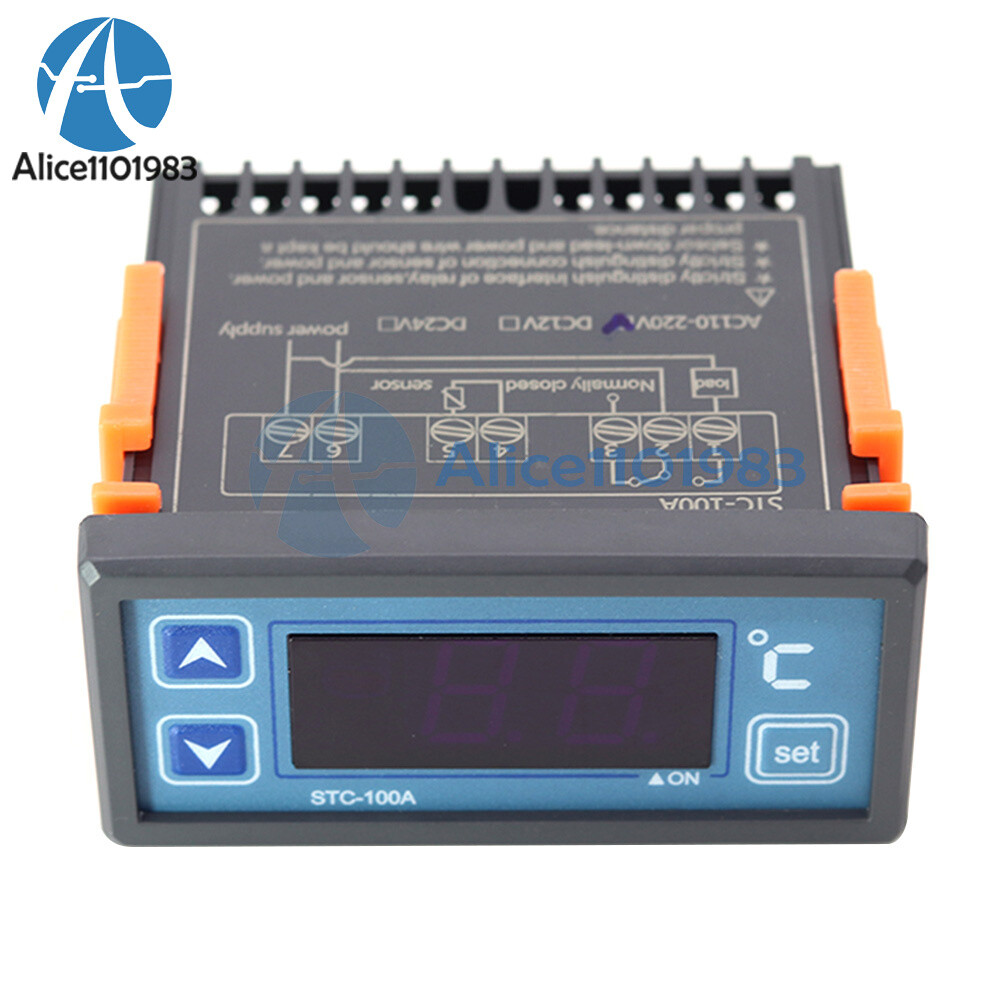STC-100A Digital Thermostat Smart Temperature Controller AC220V NTC Sensor