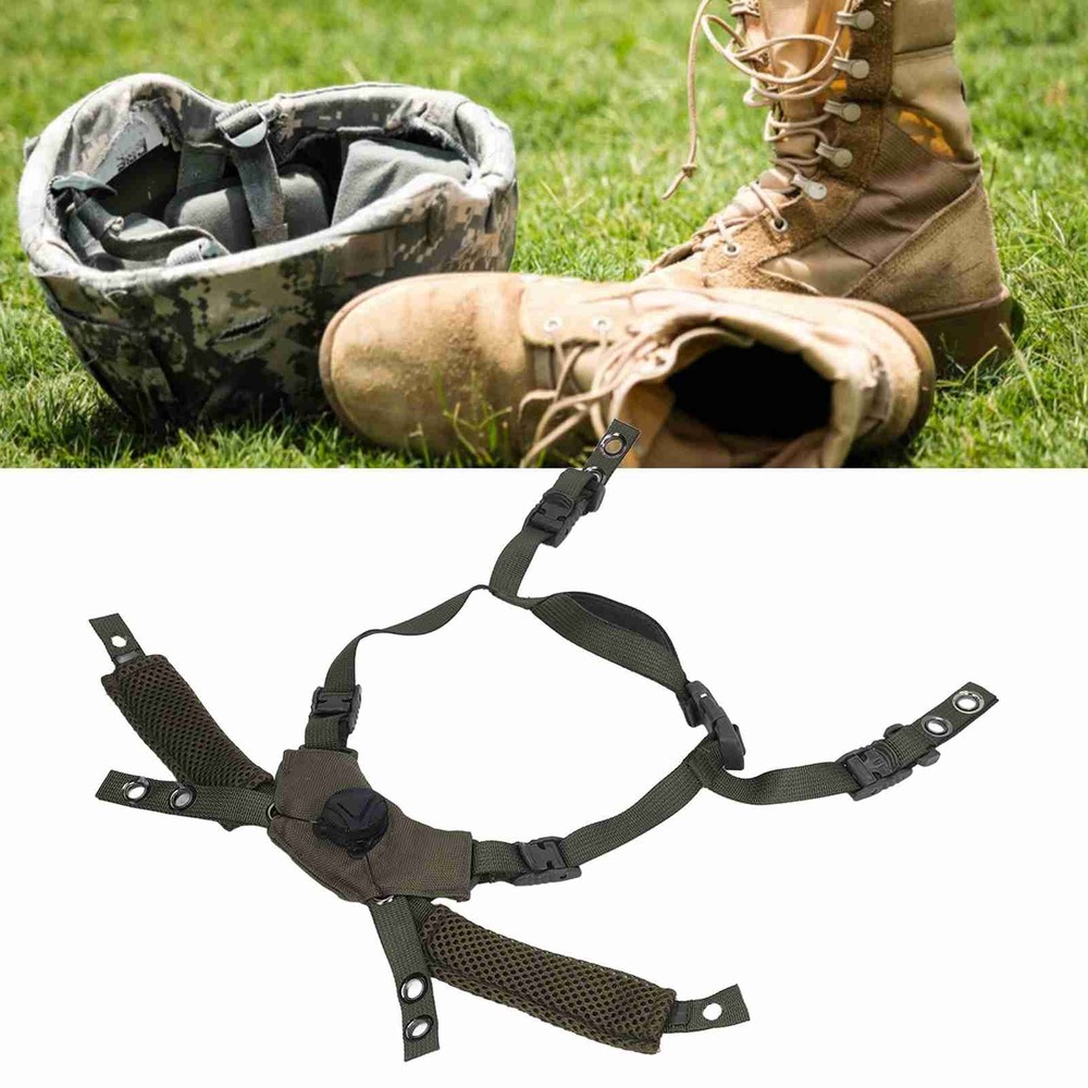 (OD Green)Adjustable Dial Suspension System Chin Strap Helmet Accessories FF