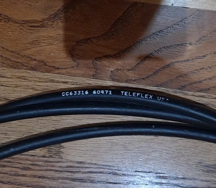 TELEFLEX 3300CC CONTROL CABLE 16 FT.UNIVERSAL P# 63316