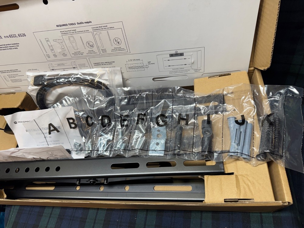 Monoprice MT52 Flat Panel Mount Kit 6522-6526