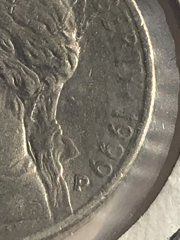 1999P Jefferson Nickel Shift Doubling