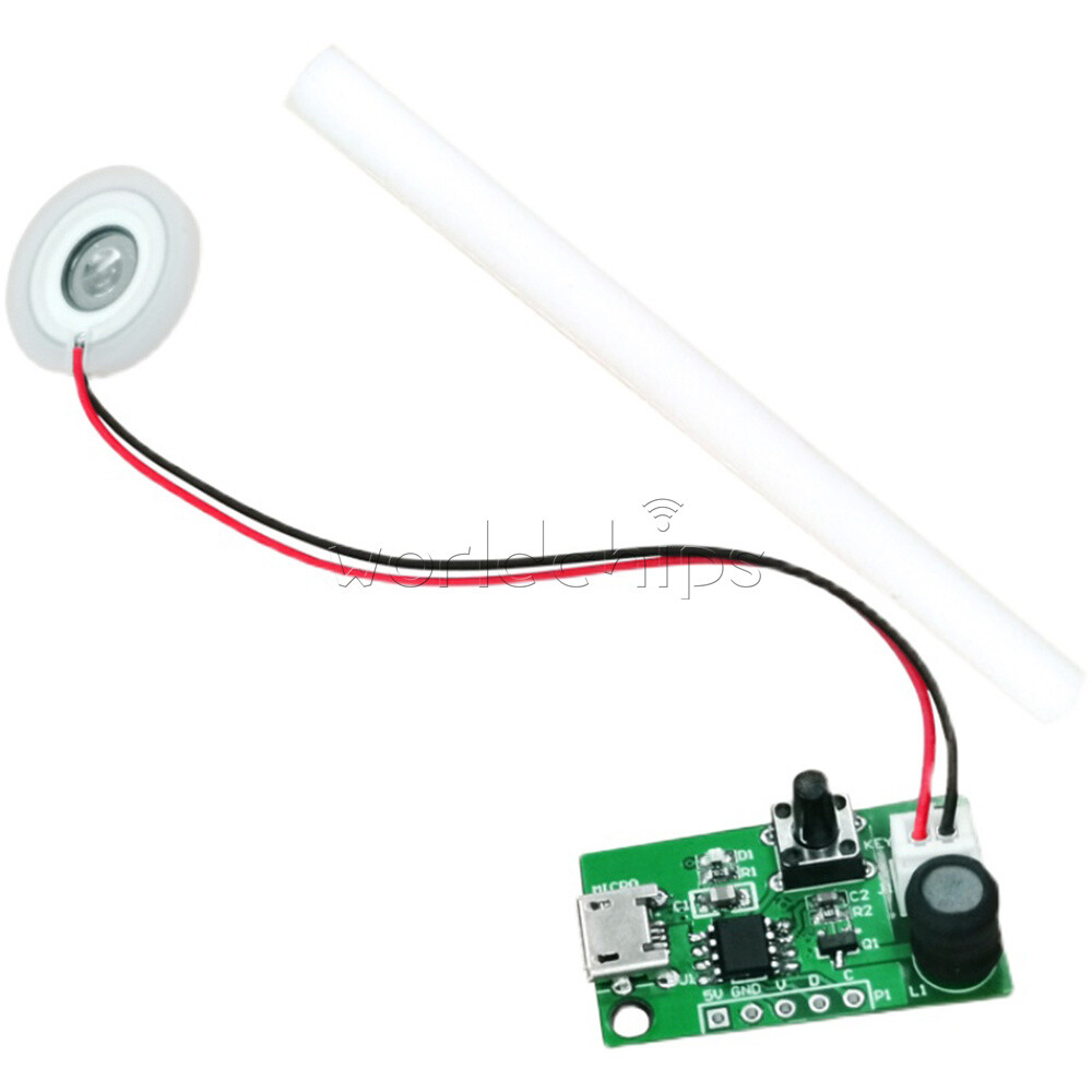 USB 110KHz Ultrasonic Mist Maker Atomizing Fogger Ceramic Humidifier Module