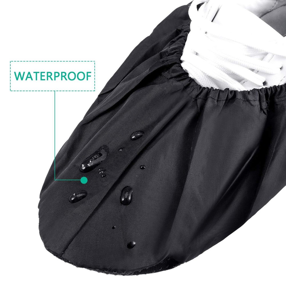 8 Pairs Washable Shoe Covers Water-Resistant Dust Mud Protector Boot Covers