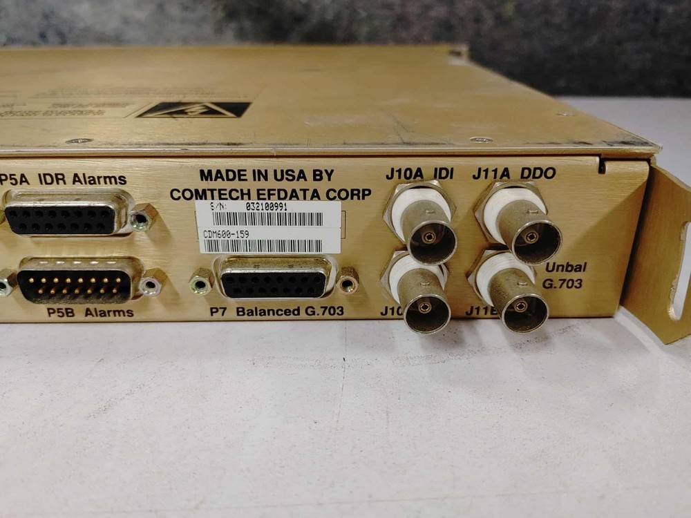 Comtech CDM-600-159 CDM-600 IF-Band Version Satellite Modem