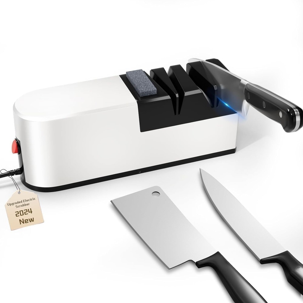 Electric Knife Sharpener Diamond Knife Sharpener for Kitchen Kni..