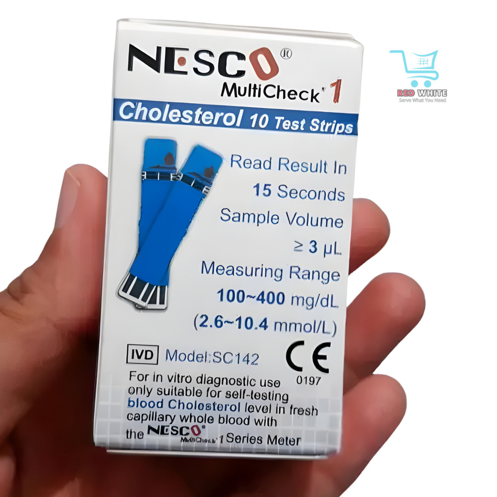 NESCO Multicheck Cholesterol Test Strips – Compatible Test Strips Pack