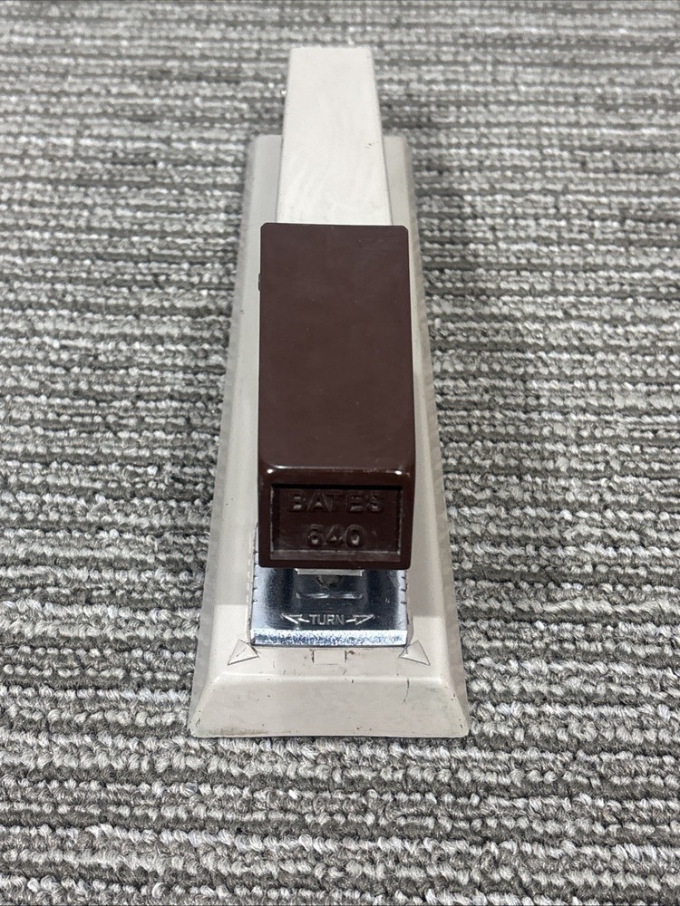 VINTAGE BATES 640 CUSTOM BEST STAPLER 7 1/2" LONG