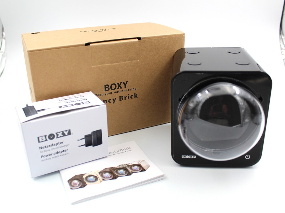 Single Watch Winder Black With Charger Top Quality