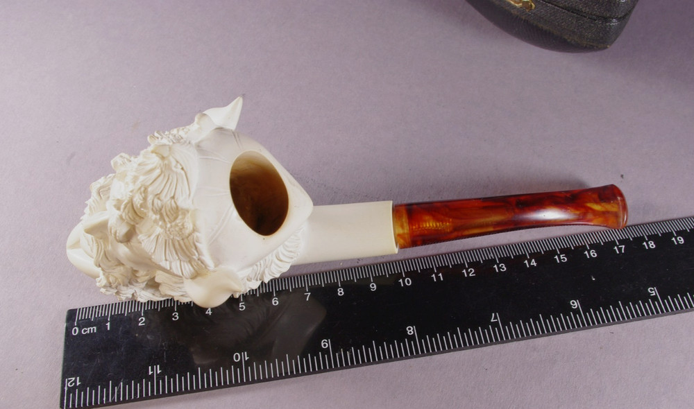 Vintage pipe Meerschaum EAGLE deco pipe (№10)