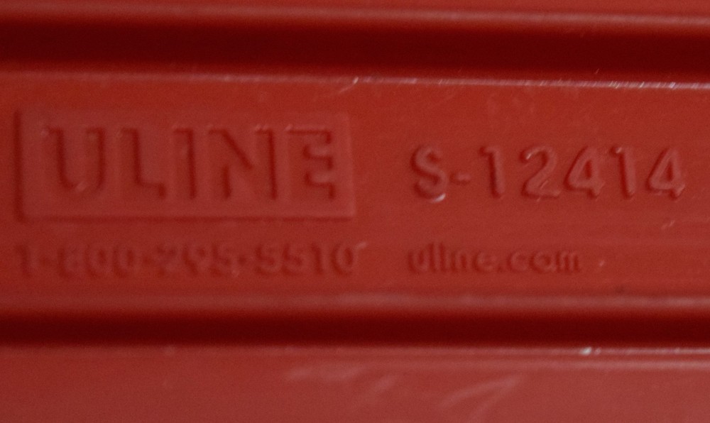 U-LINE (16 PK)LARGE 11x 5"x5"&4X4"PLASTIC STORAGE SMALL PART CONTAINER STACKABLE