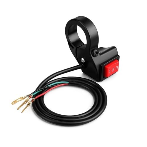 3 Speed Switch 22mm 7/8in Motorcycle Handlebar Switch Ebike Handlebars Bars