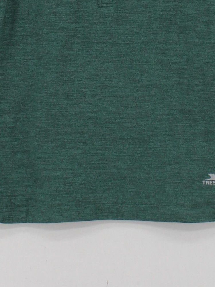 Trespass Men's Loungewear S Green Polyester with Elastane Mock Neck Basic