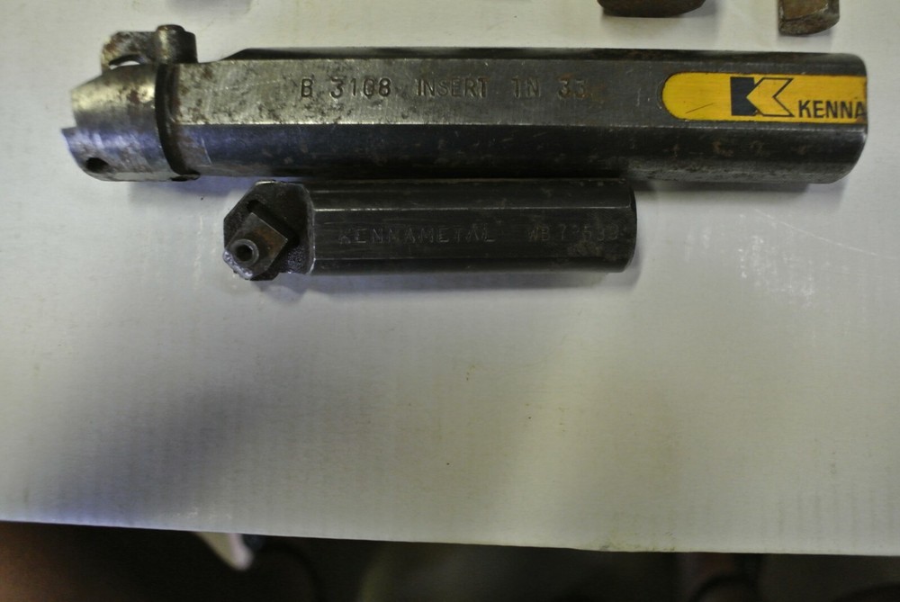 9 pcs Boring Bar 1/2-20 Threading Tool Kennametal B3108 Inserted Carbide Tooling