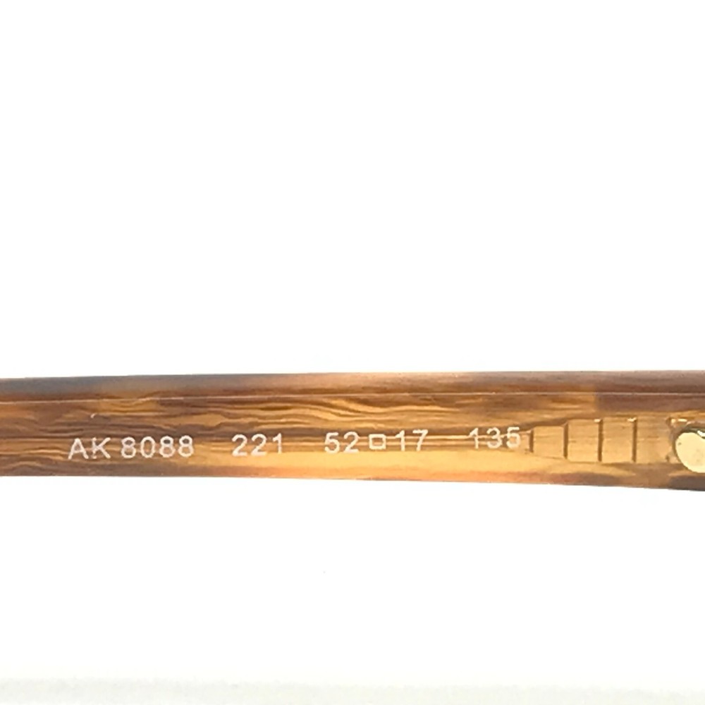 Anne Klein Eyeglasses Frames AK 8088 221 Brown Horn Rectangular 52-17-135