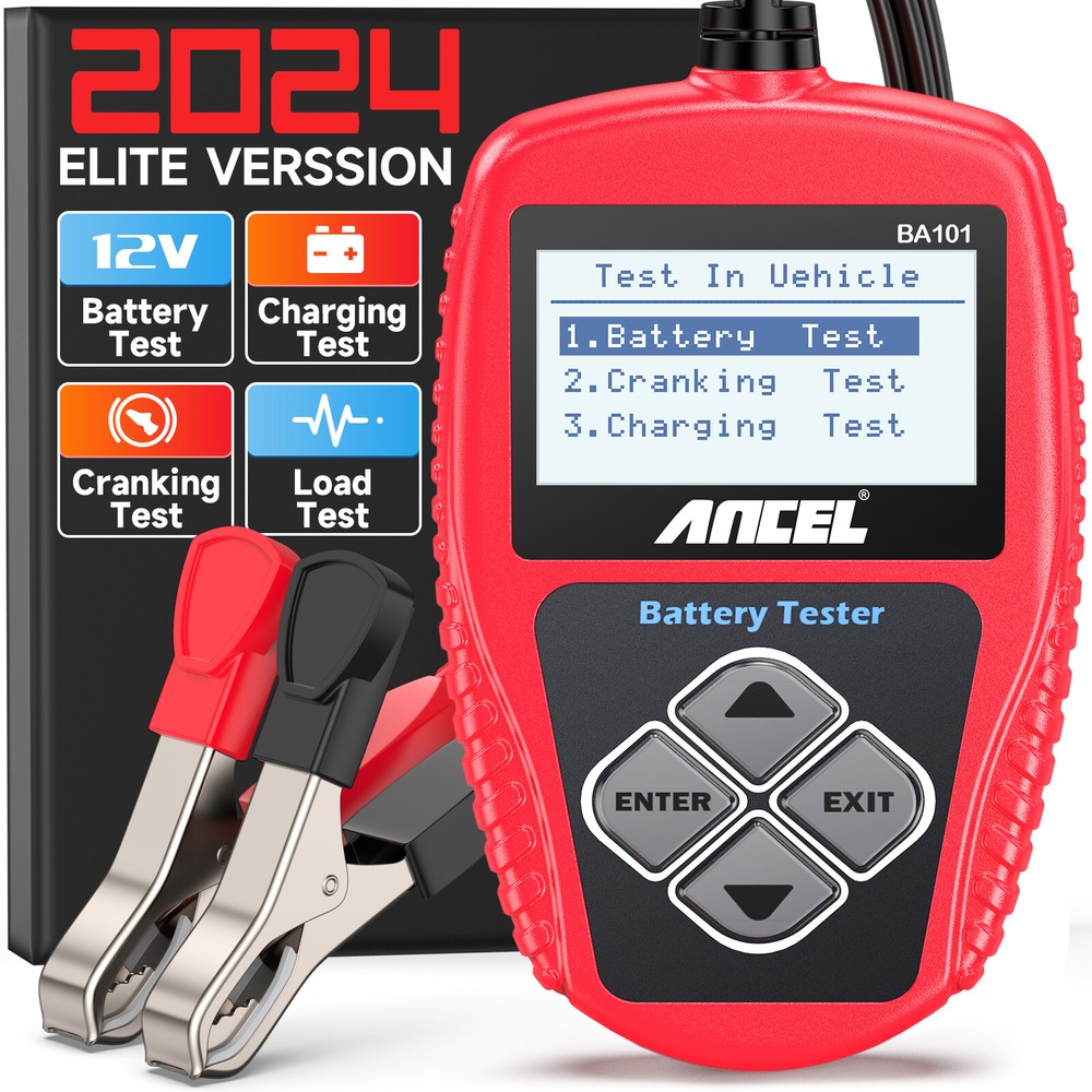 Ancel BA101 Battery Tester Automotive Load Digital Analyzer Bad Cell Test Tools