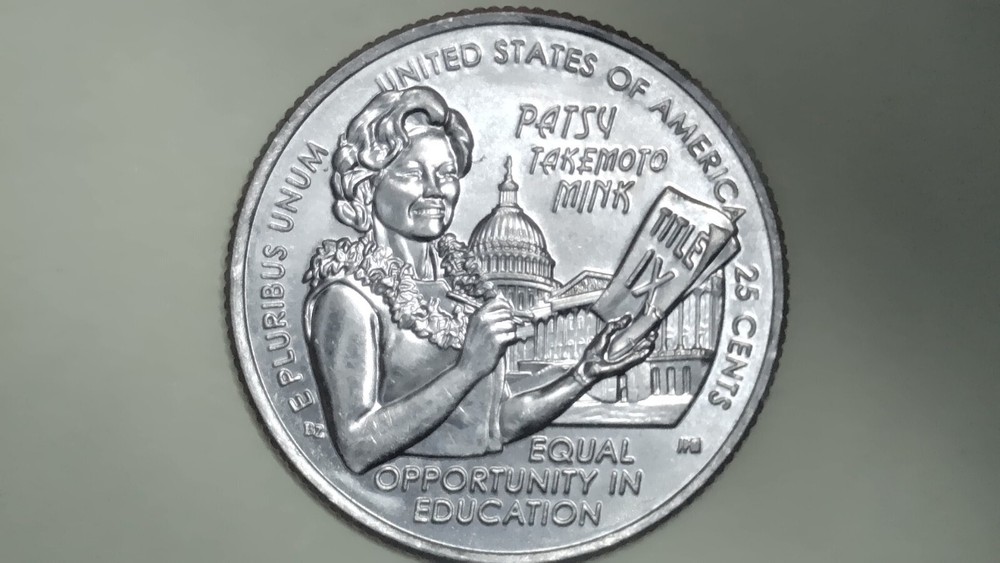 Patsy Takemoto Mink, Chips error us coins