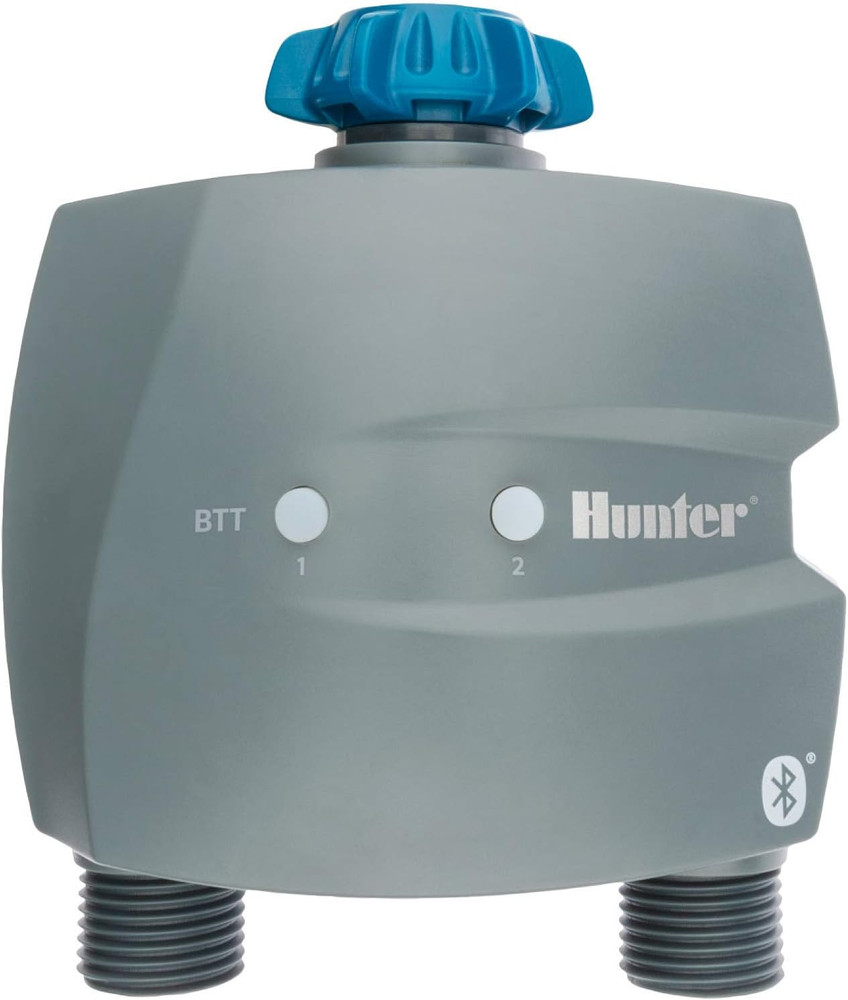 Hunter BTT Bluetooth Hose Timer, 2-Zone Smart Irrigation Controller, App Control