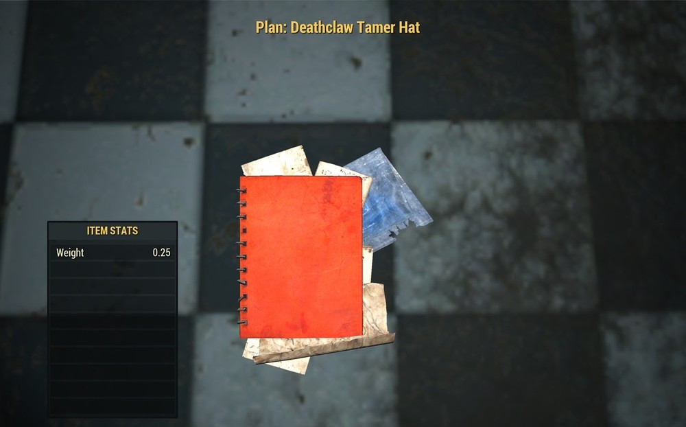 (Xbox) Deathclaw Tamer Hat Plan