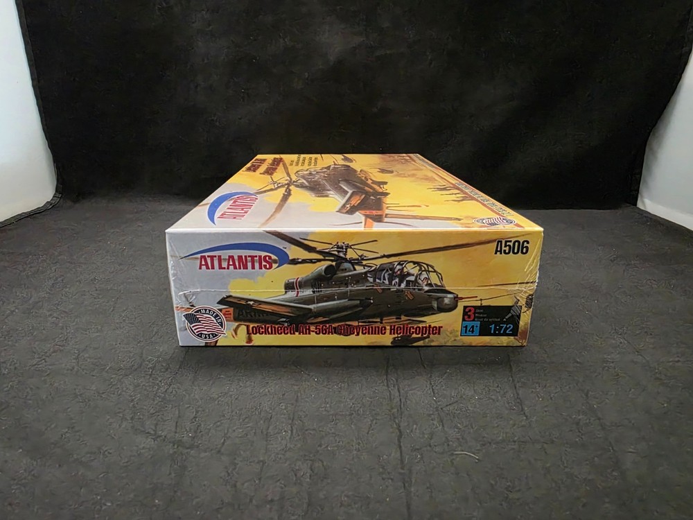 Atlantis Lockheed AH-56A Cheyenne Helicopter 1:72 Scale Plastic Model Kit A506