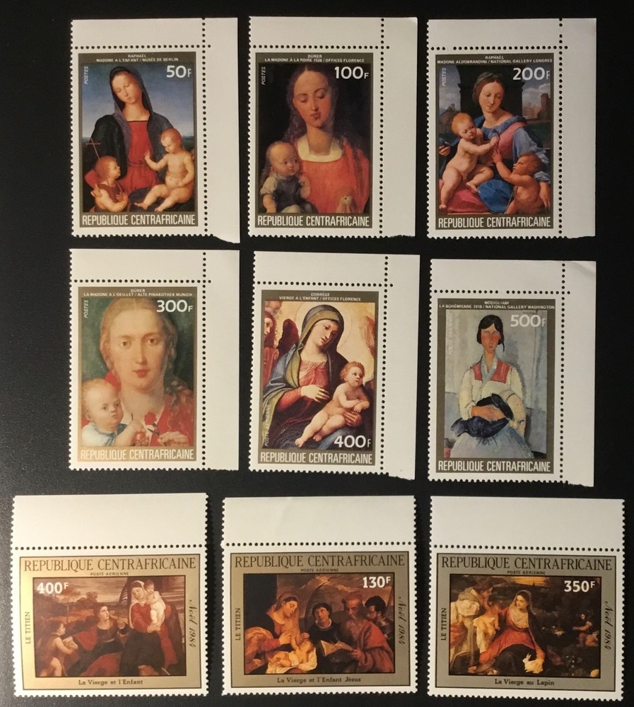 Central African Republic - 2 sets MNH - 027