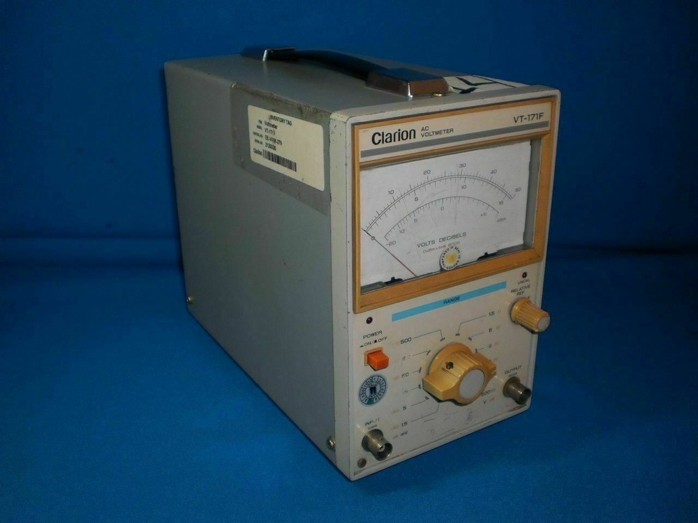 Clarion VT-171F VT171F AC Voltmeter Defctive