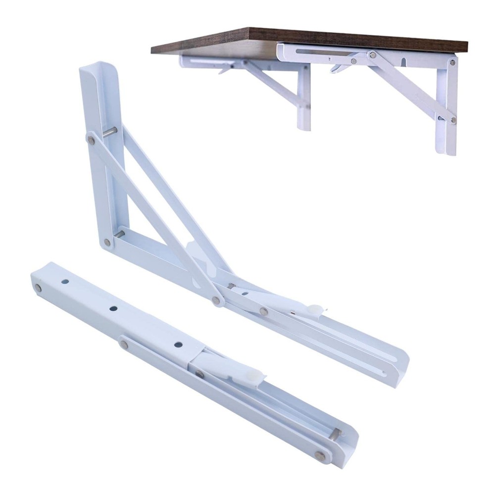 Folding Shelf Bracket 20 inch,Folding Brackets Heavy Duty Max.Load 410lb,DIY ...