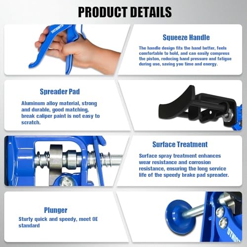 Dual Piston Brake Caliper Compressor,Brake Caliper Compression Tool 25750