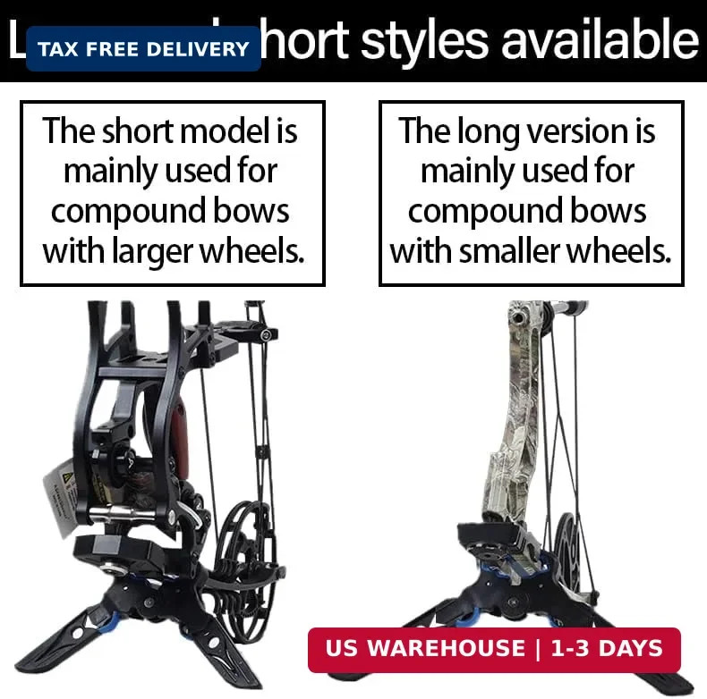 Bow Stand for Compound Bow Arrow Eight Bow Holder Composite Archery Rubber Holde