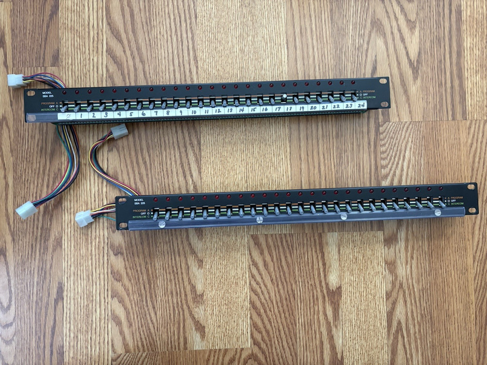 Lot Two (2) Bogen  SBA225 25 Station Control Units-Untested from A School
