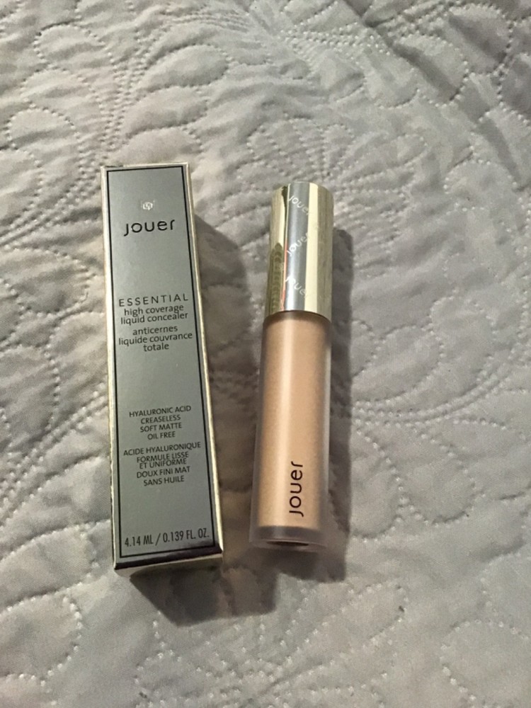 JOUER Essential High Coverage Liquid Concealer CREME CAFE new in box