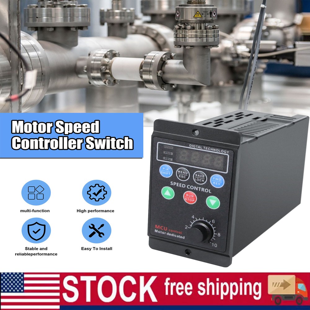 Single To 3 Phase 750W 1HP 110/220V Variable Frequency Drive Inverter VFD VSD