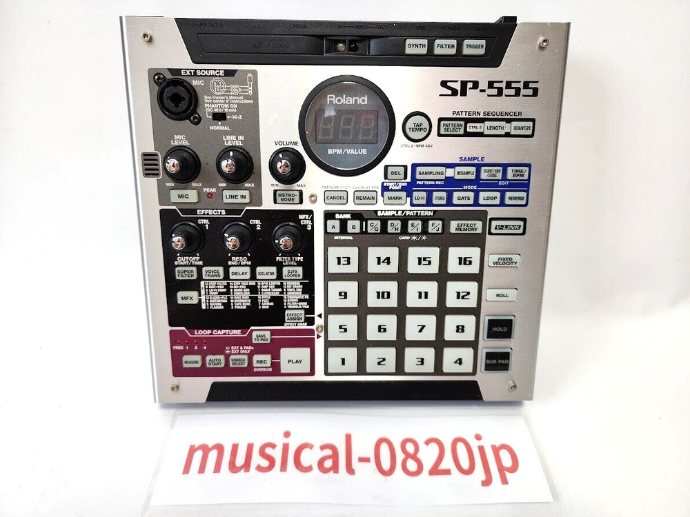 Roland SP-555 Creative Sampler with Performance Effects