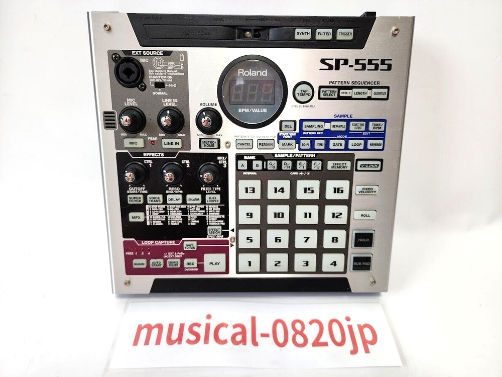 Roland SP-555 Creative Sampler with Performance Effects
