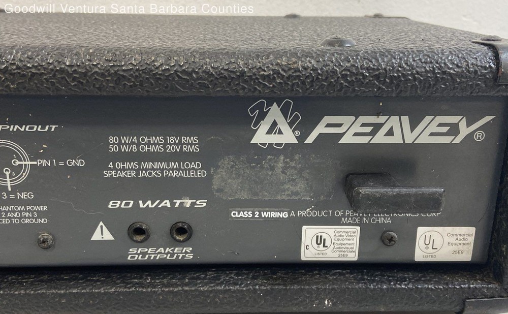 Peavey MP400 80 Watt Compact Powered Mixer