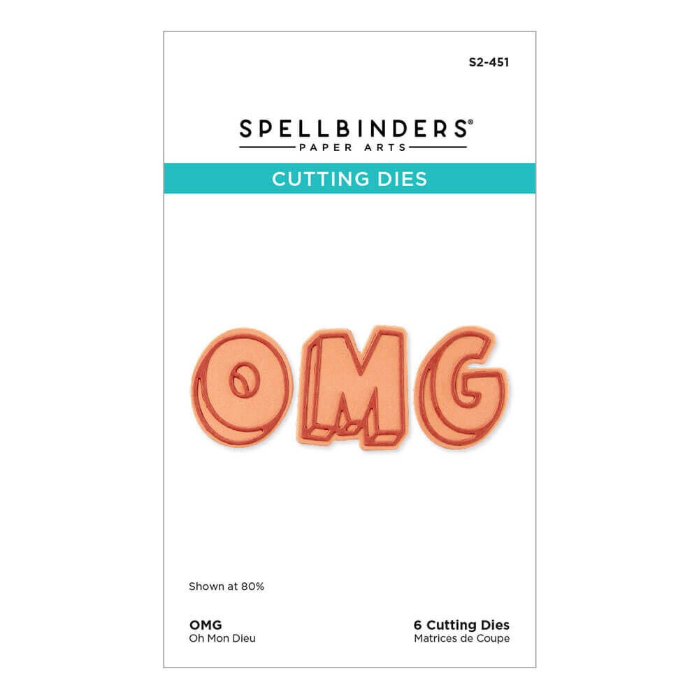 Spellbinders Etched Dies - OMG S2-451
