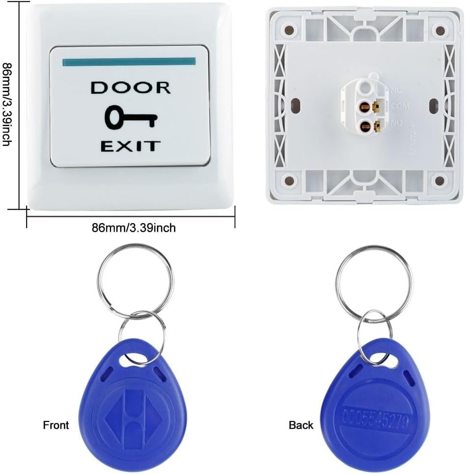 WiFi Tuya APP Access Control System Kit Waterproof RFID Access Control Keypad,