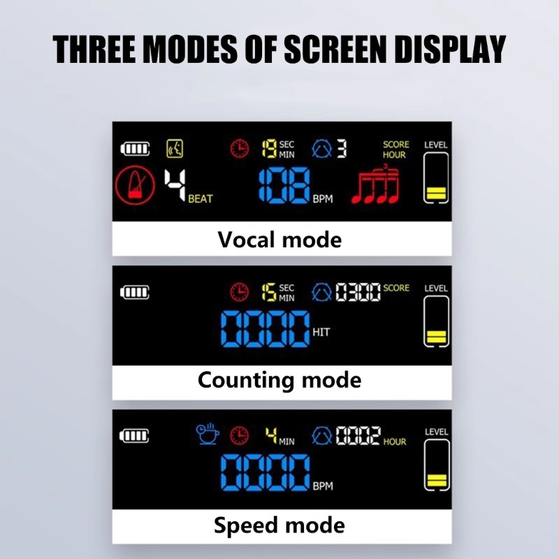 APD-20 Electronic Drum Pad Metronome Training Pad Mute Drum Beating Board