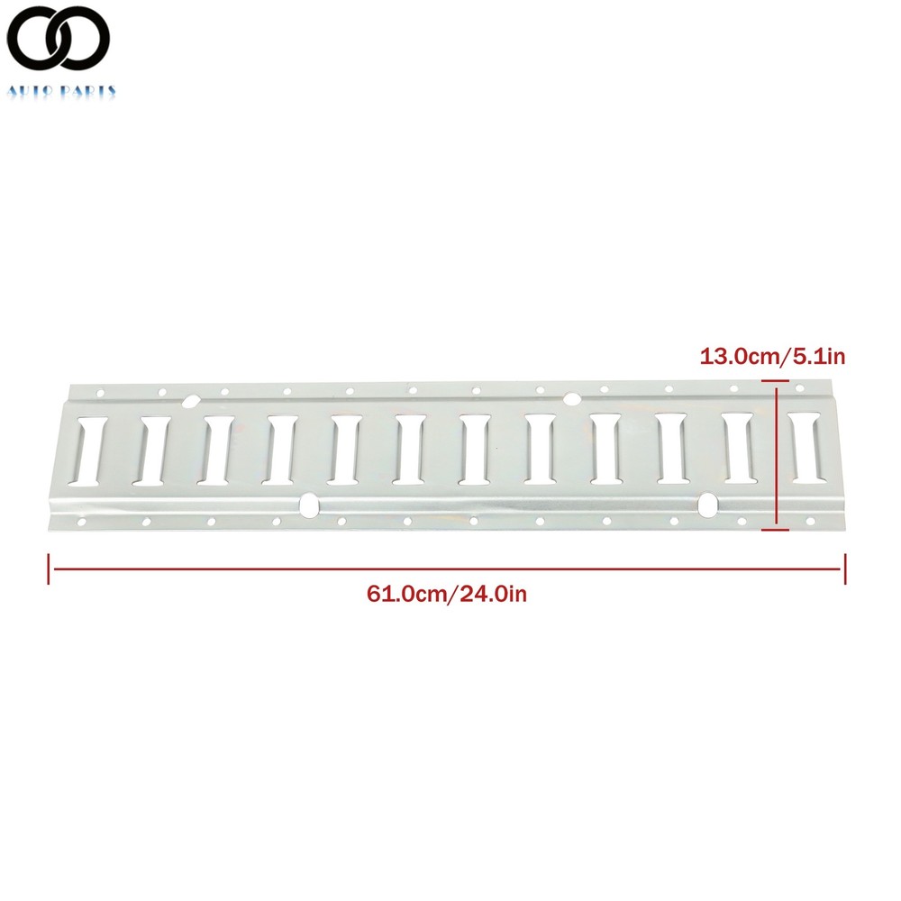 For Trailers Secure Load 6 Pack 2' E Track Tie Down Rail Kit Galvanized Steel
