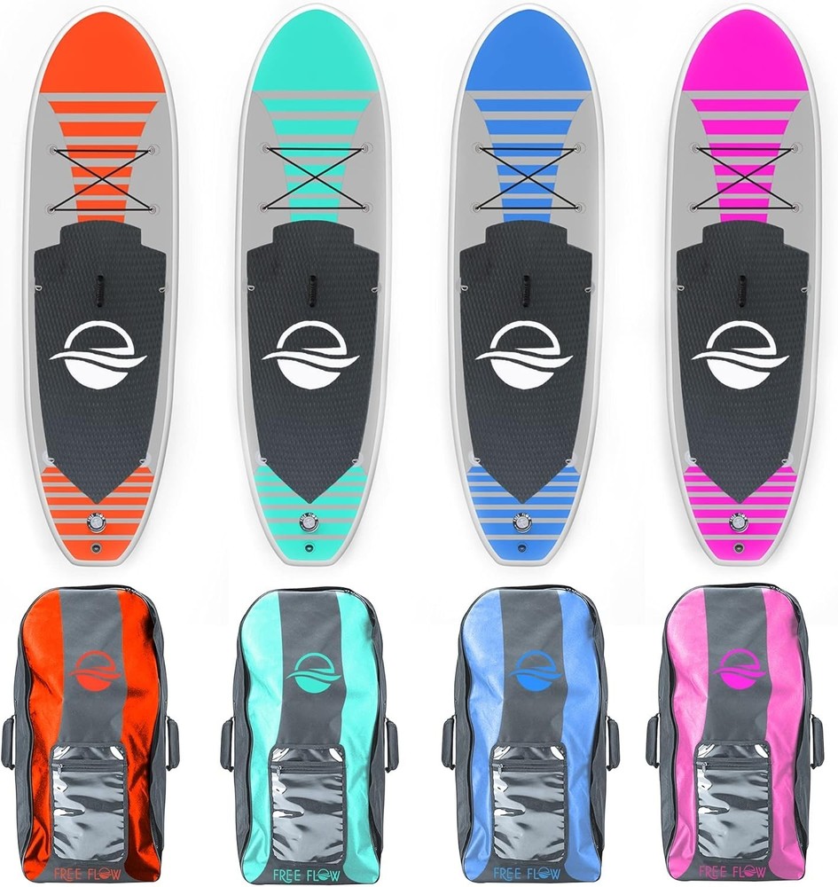 Inflatable Stand Up Paddle Board - Wide Stable Design, Non-Slip Deck for Adul...