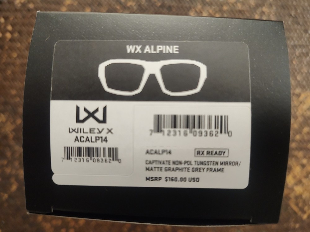 WileyX Alpine Ballistic Glasses