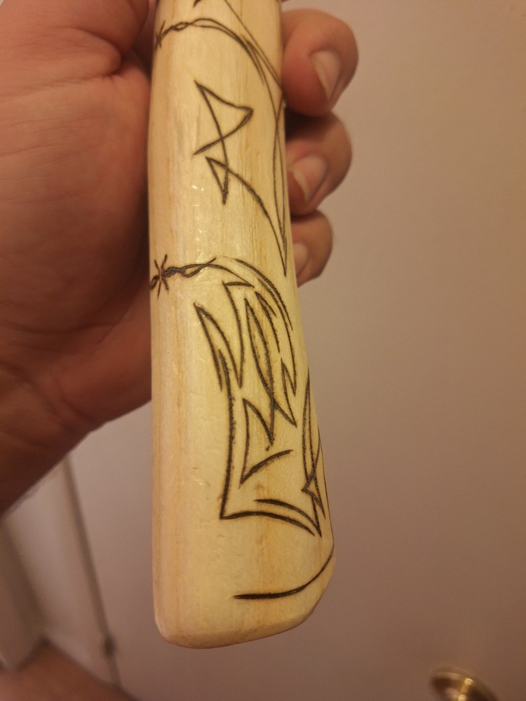 Custom Wood Burned Hatchet HANDLE