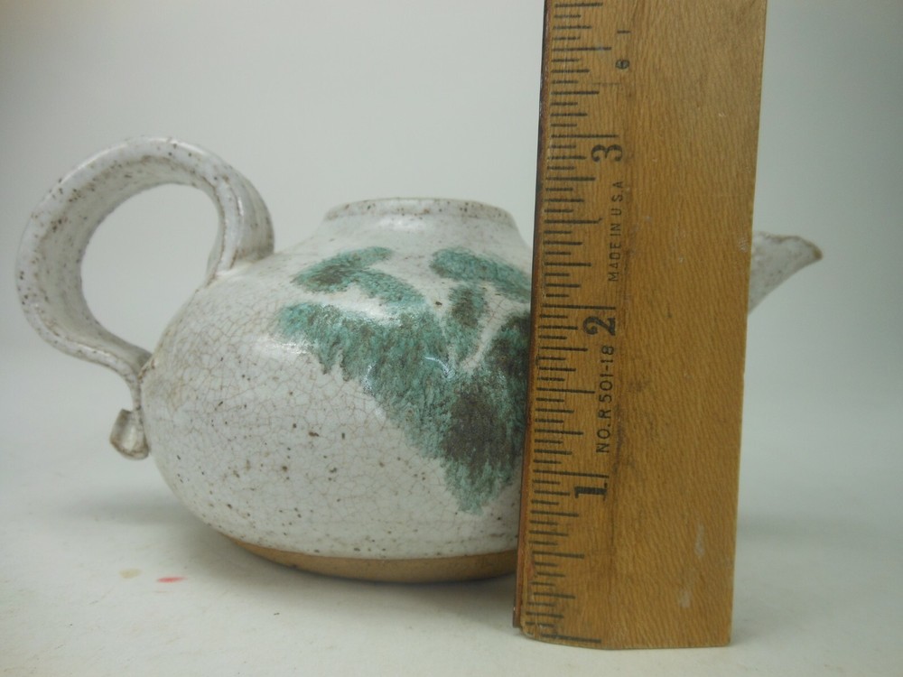 Small Studio Pottery Teapot Art Pottery Signed Hand Made