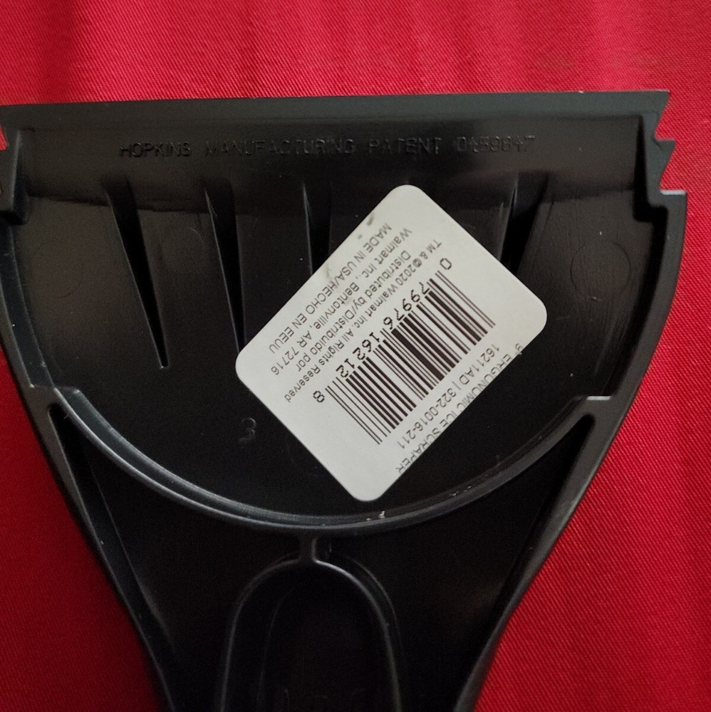 Hopkins Windshield Ice Scraper Tool w/Ice Chipper 9" Ergonomic Grip Black New